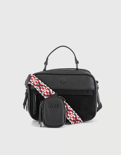 Bandolera Viamo Saints color Negro